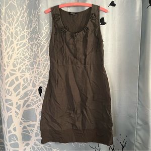 Peruzzi Sleeveless Dress | Size M | Minimalist Linen-Blend Style